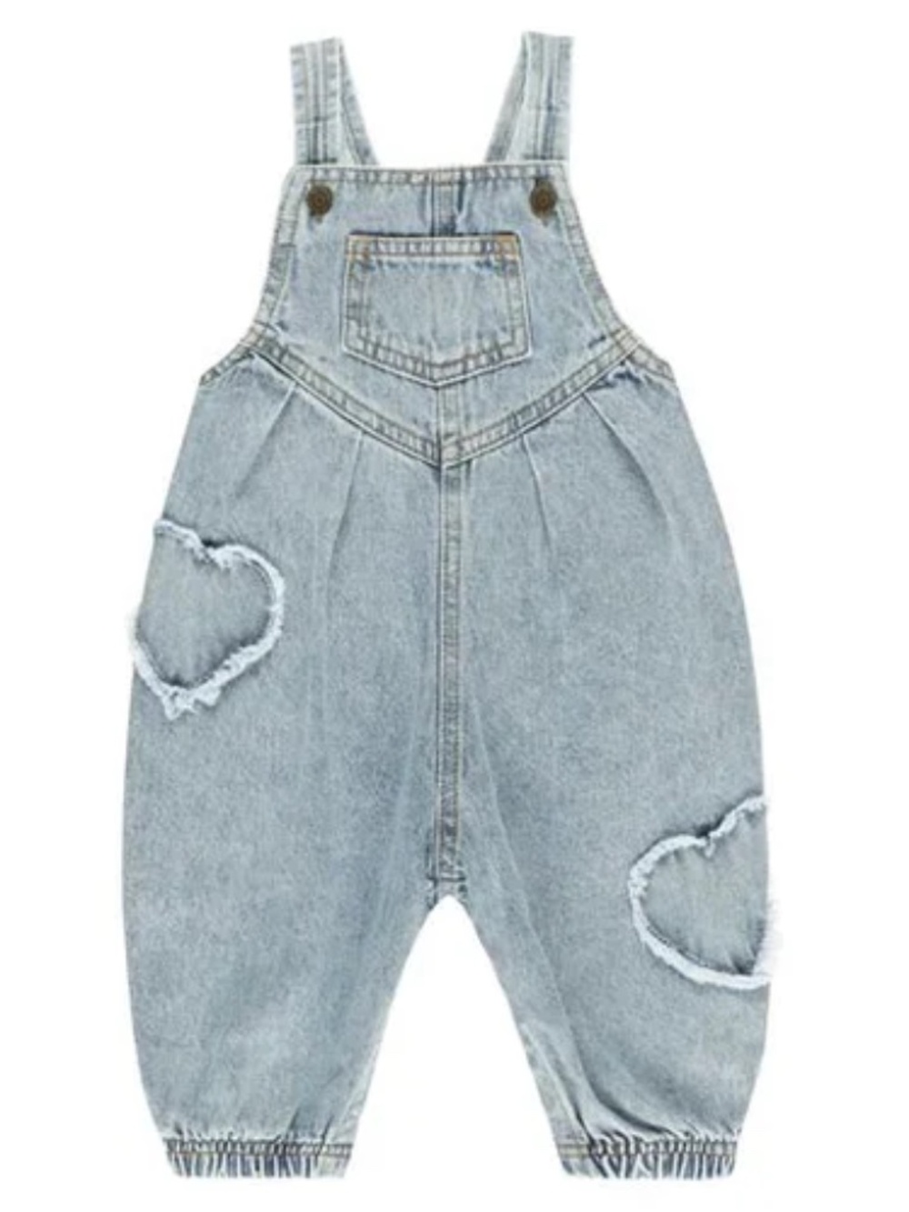 Rylee + Cru Vintage Denim Overalls Baby 6-12M